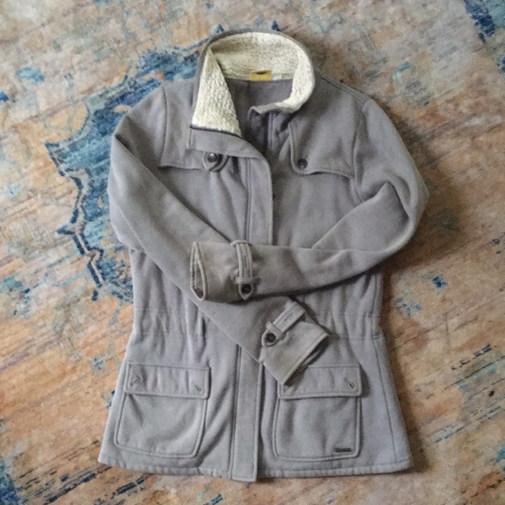 Roxy Size Medium sweatshirt jacket/cozy collar